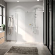 Mamparas de ducha abiertas - Giada H+H Kit Edge