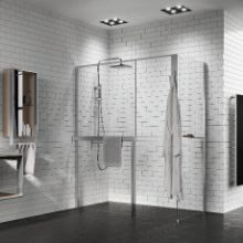 Mamparas de ducha abiertas - Kuadra H+H Frame