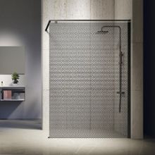 Mamparas de ducha abiertas - Kuadra H Serigrafato