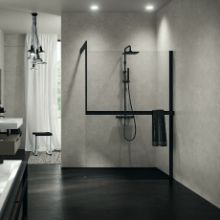 Mamparas de ducha abiertas - Kuadra H Kit Frame