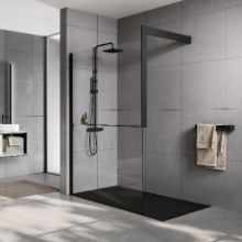 Mamparas de ducha abiertas - Kuadra H Collecciôn Frame