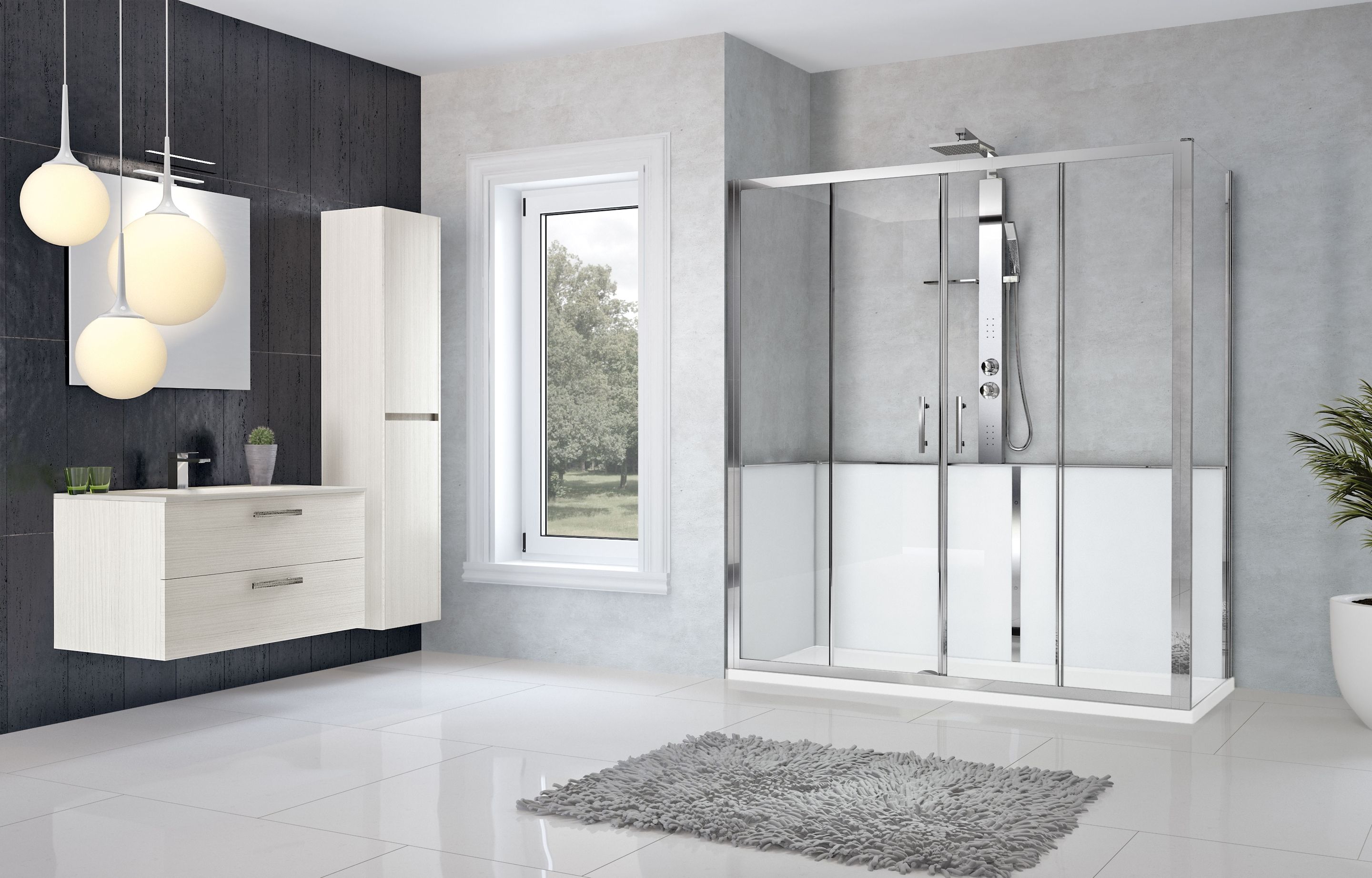 Cabinas de ducha - Revolution Zephyros 2A+F